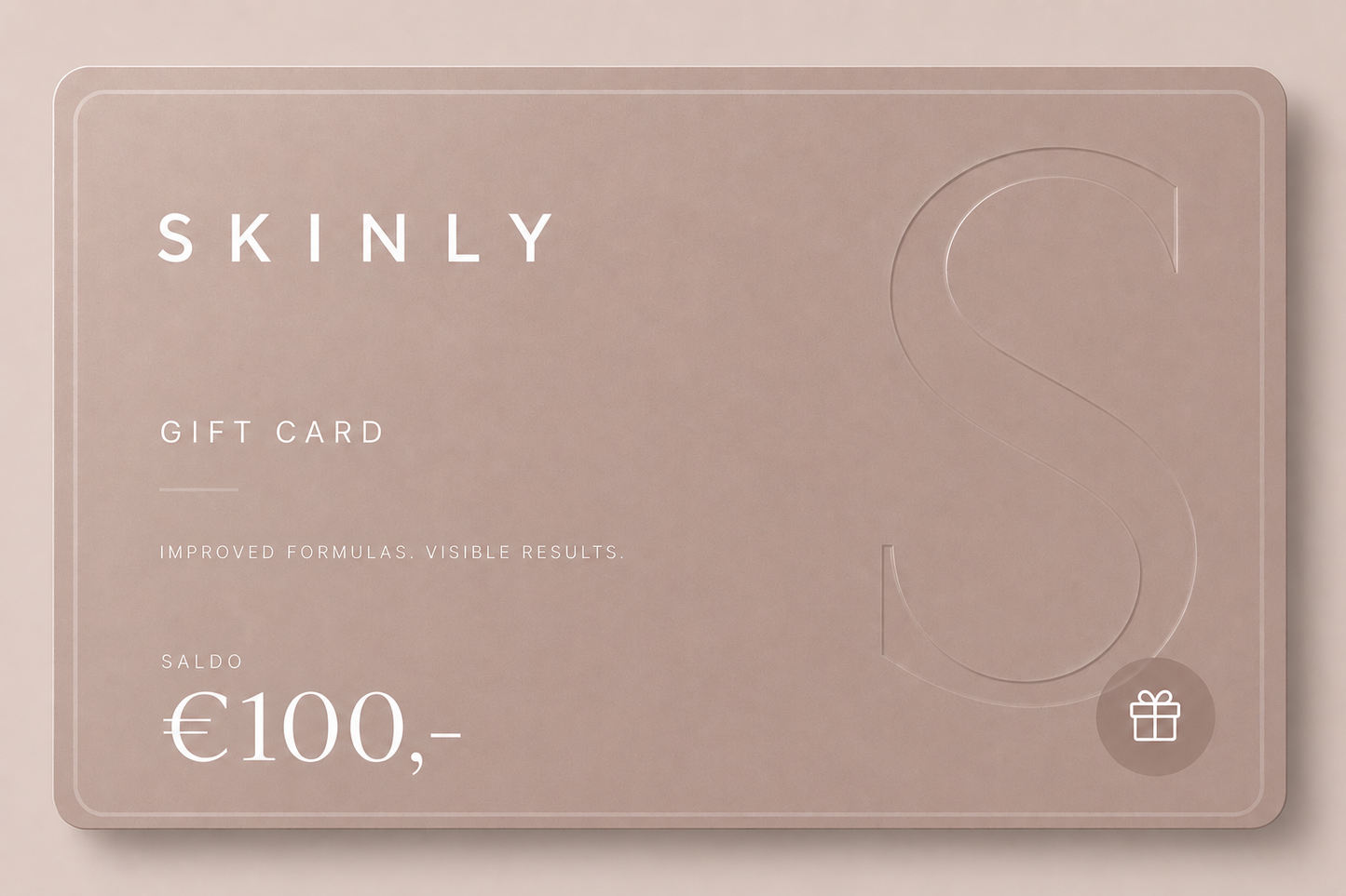 Buy a SKINLY Gift Card / €100