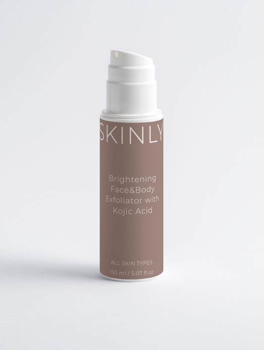 Brightening Face & Body Exfoliator with Kojic Acid
