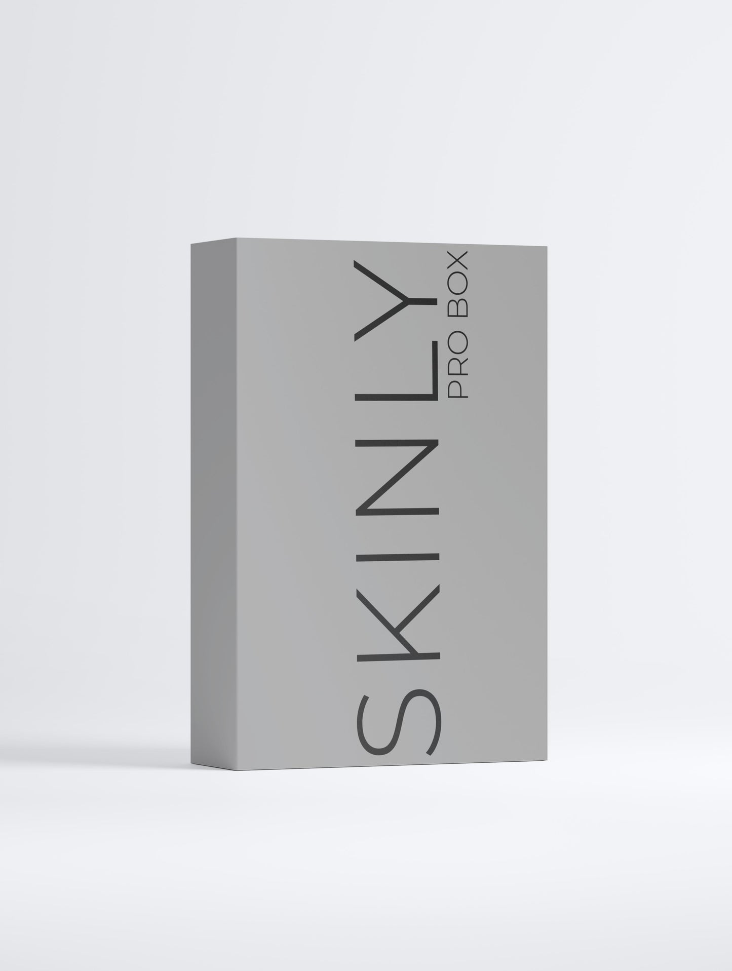SKINLY Pro Box Clear Complexion Collection packaging, luxury skincare gift set box for acne-prone skin with anti-aging benefits and clear complexion routine