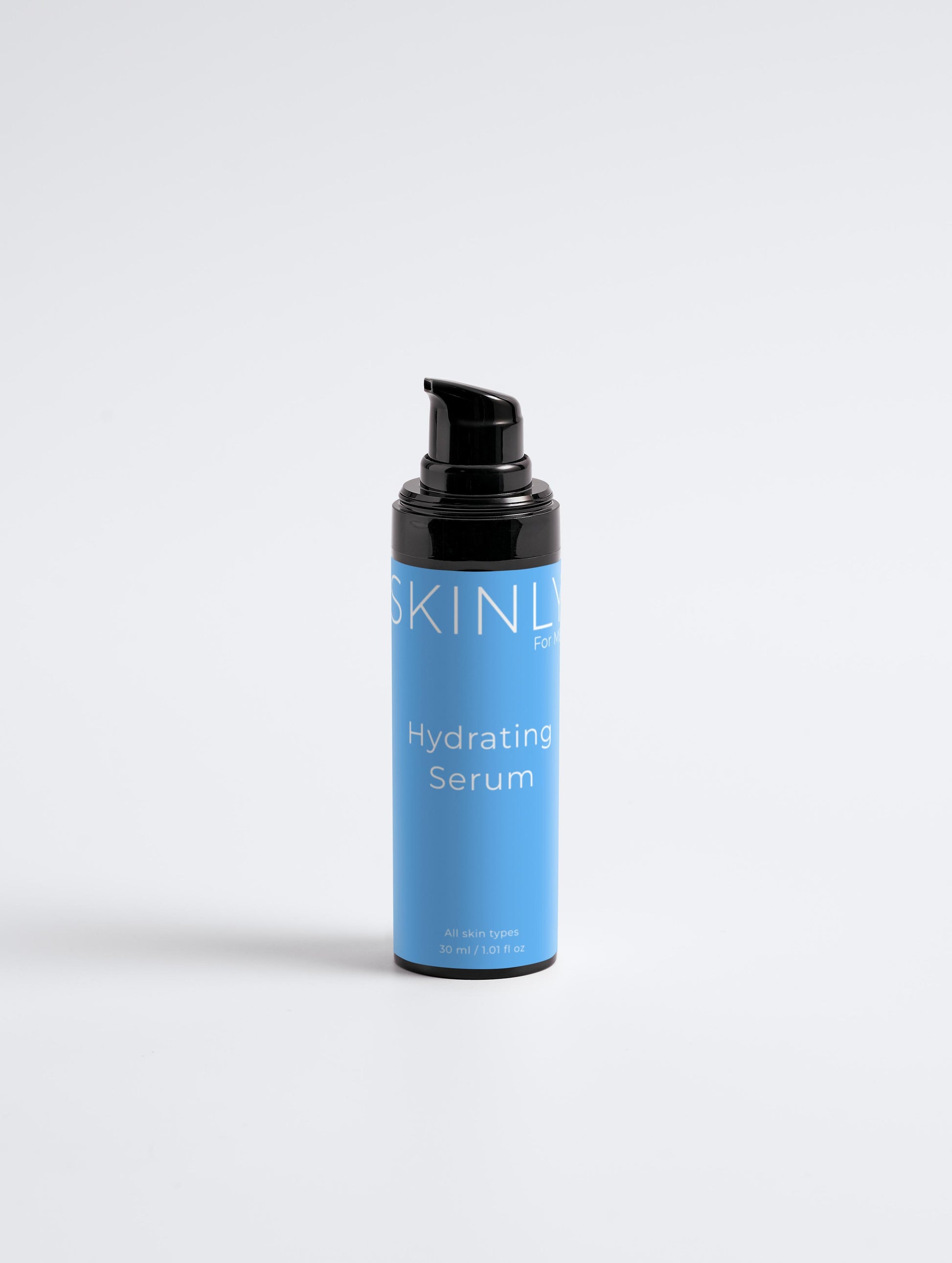 SKINLY hydrating face serum bottle, intense moisture boost serum for smooth plump radiant skin and deep hydration skincare routine