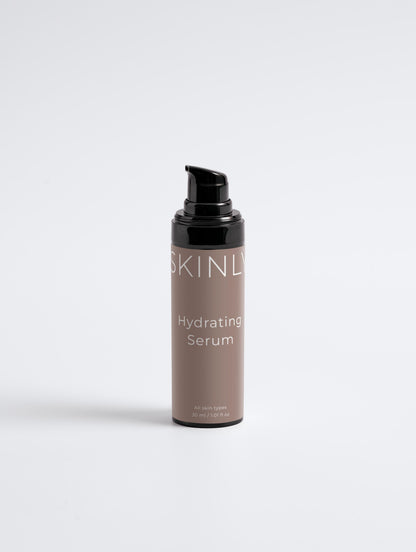 SKINLY hydrating serum for all skin types, lightweight face serum for smooth plump radiant skin with deep hydration and healthy glow