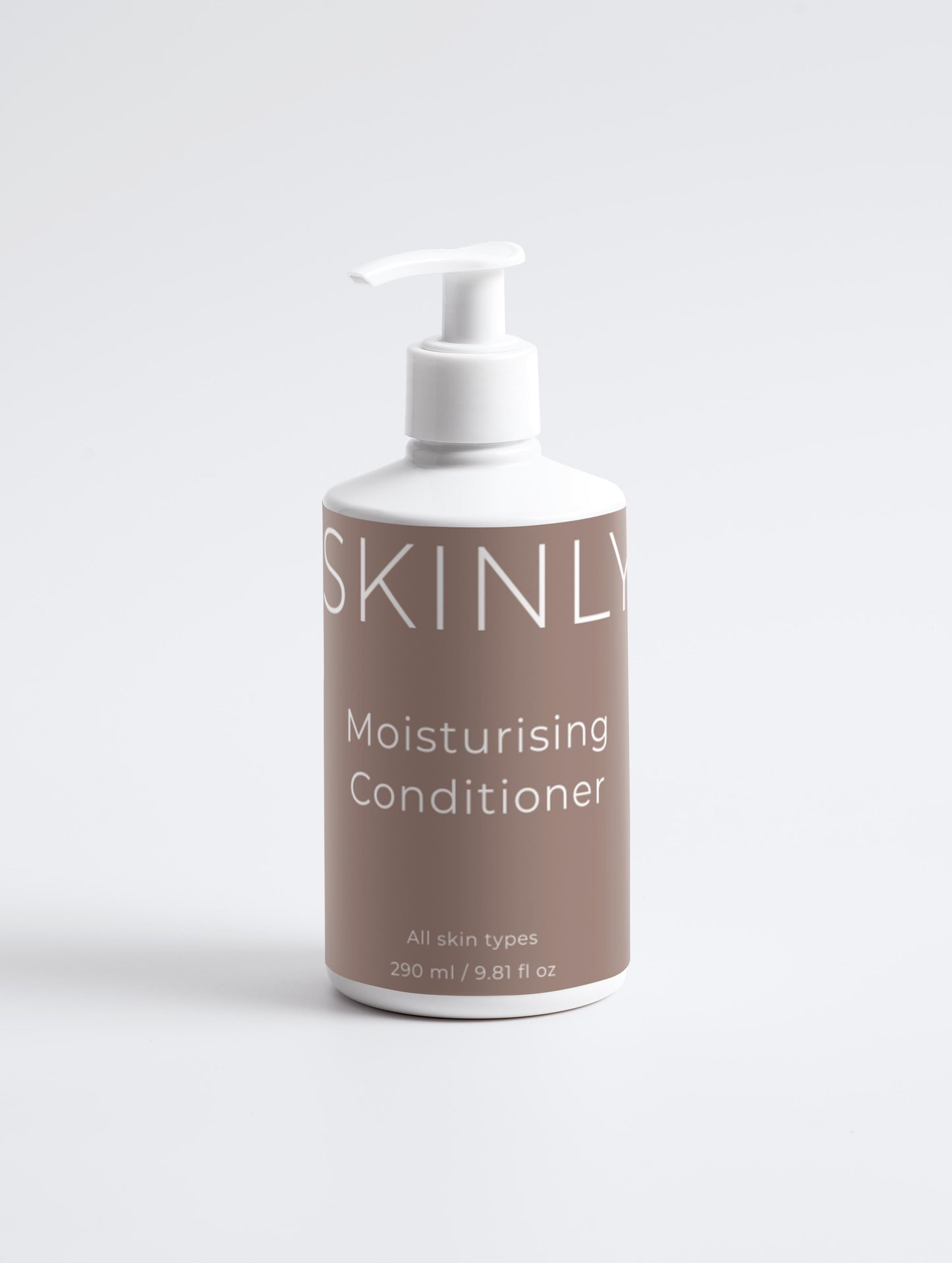 SKINLY Moisturising Conditioner in pump bottle, hydrating hair conditioner for dry and damaged hair, anti-frizz formula for smooth soft and healthy hair