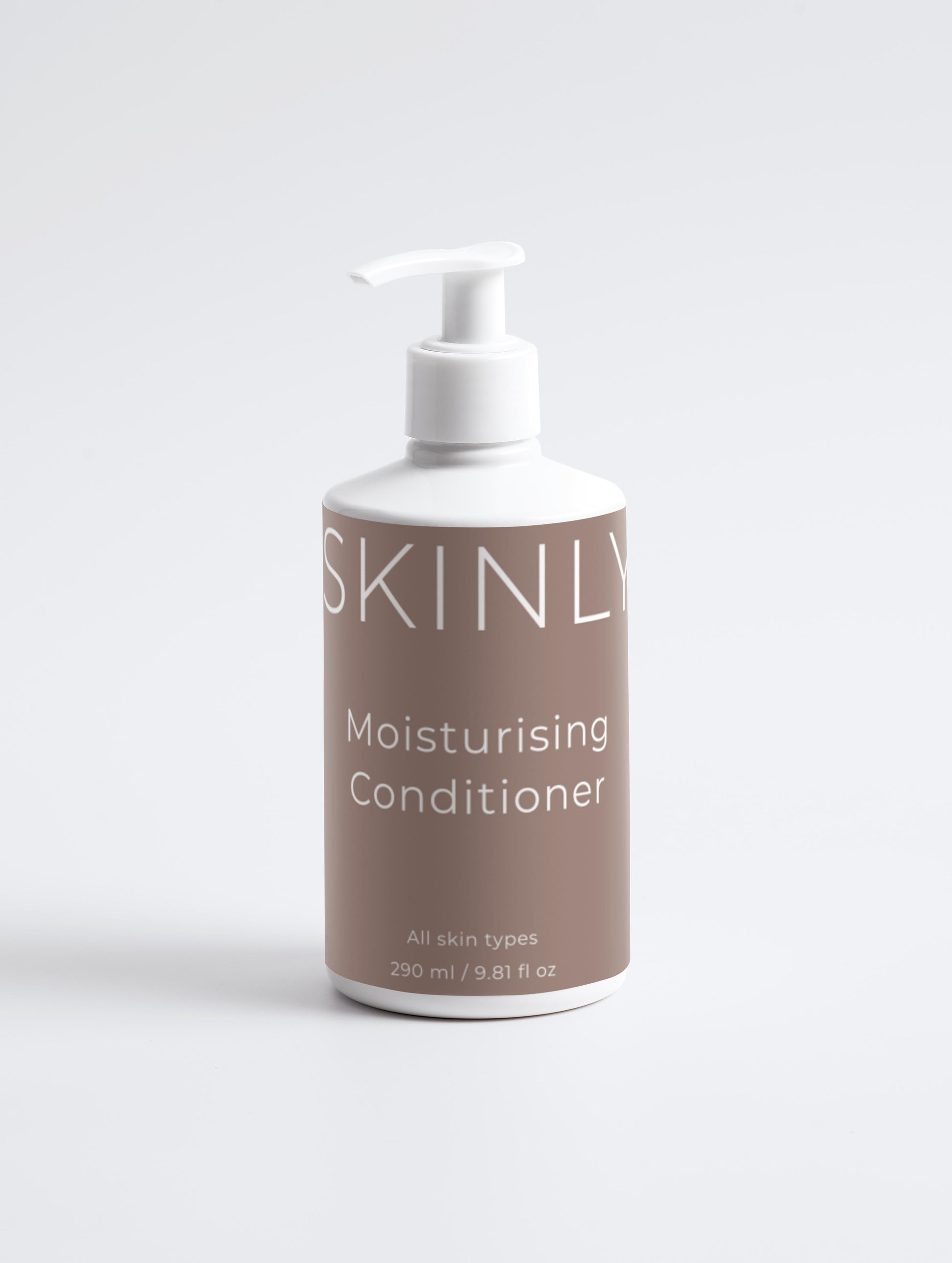 SKINLY Moisturising Conditioner in pump bottle, hydrating hair conditioner for dry and damaged hair, anti-frizz formula for smooth soft and healthy hair
