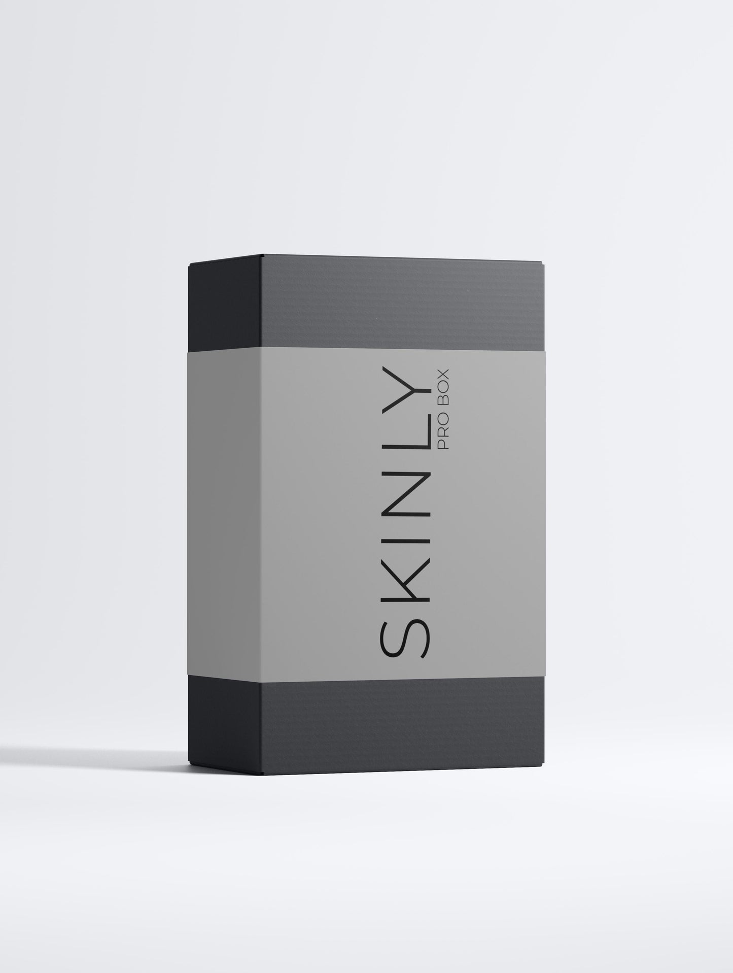 SKINLY PRO Sensitive Body Duo box packaging, professional skincare set for sensitive skin, soothing and hydrating body care for soft smooth and healthy skin