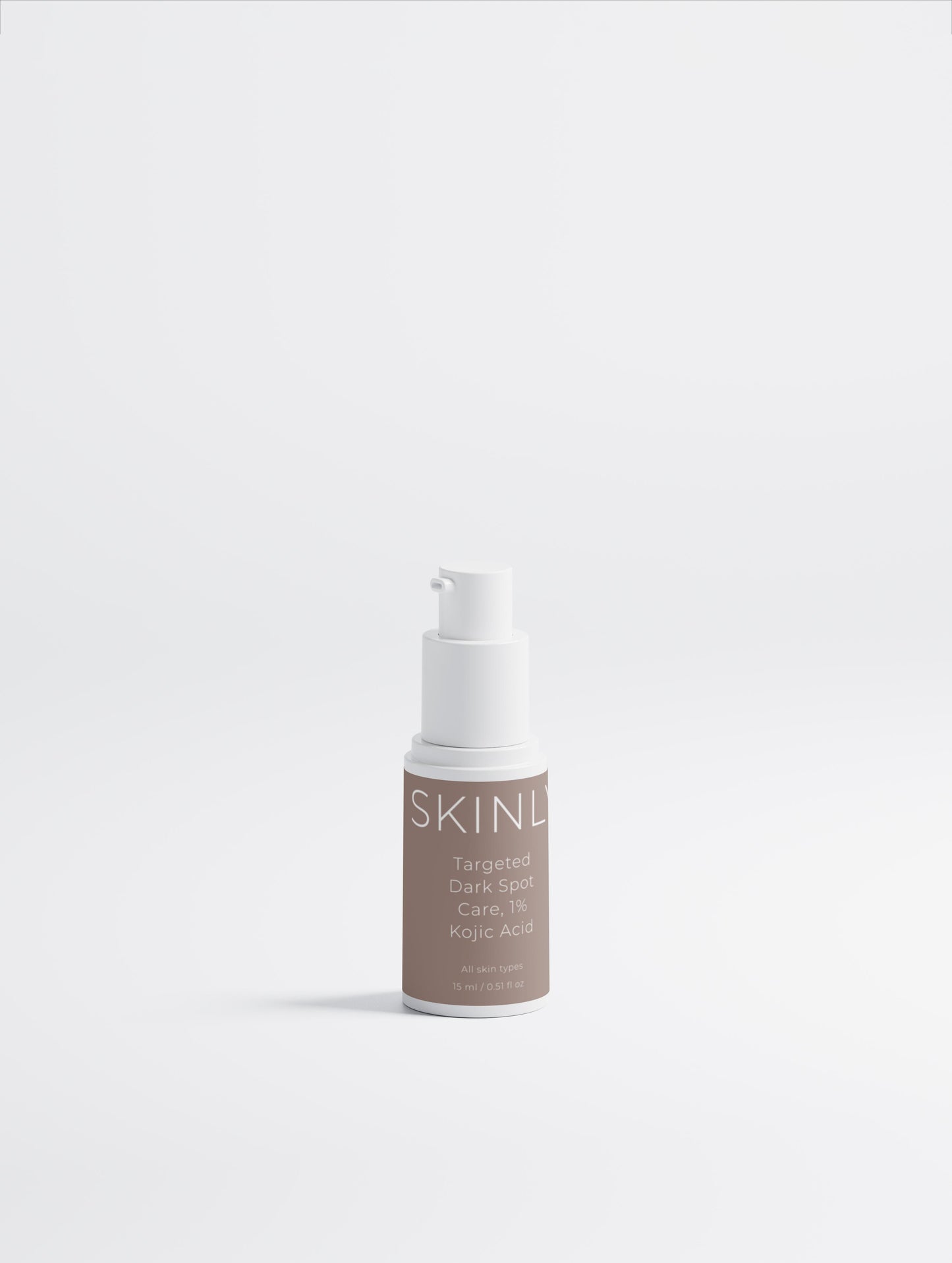 SKINLY targeted dark spot care serum with 1% kojic acid, brightening treatment that reduces pigmentation, fades dark spots and evens skin tone for a radiant complexion