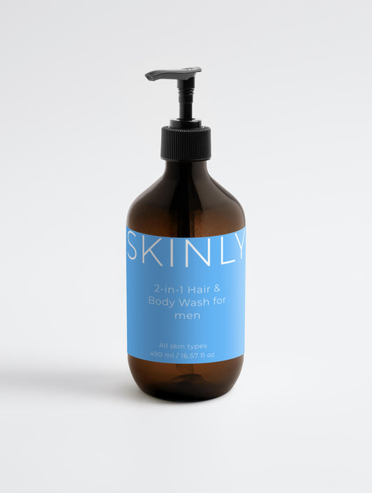 SKINLY 2-in-1 Hair & Body Wash for men