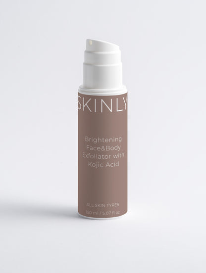 Brightening Face & Body Exfoliator with Kojic Acid